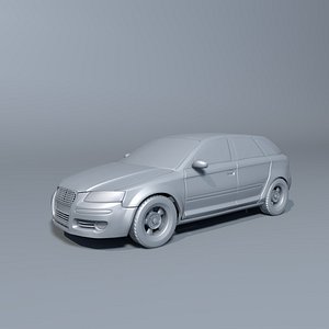 3d a3 car model