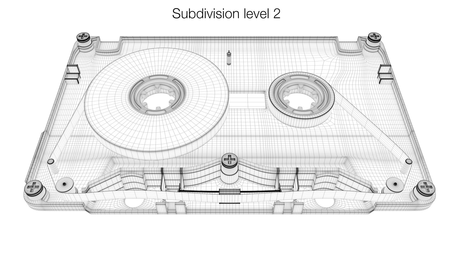 Modello 3D Cassetta pacchi  101x50x35cm - TurboSquid 1990942