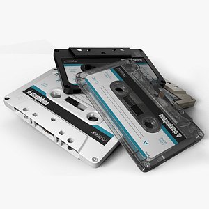 cassette tape 3D model