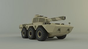 armored vehicle Mk2 tank 3D