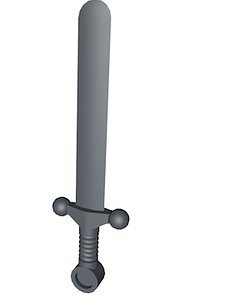 3d lego longsword