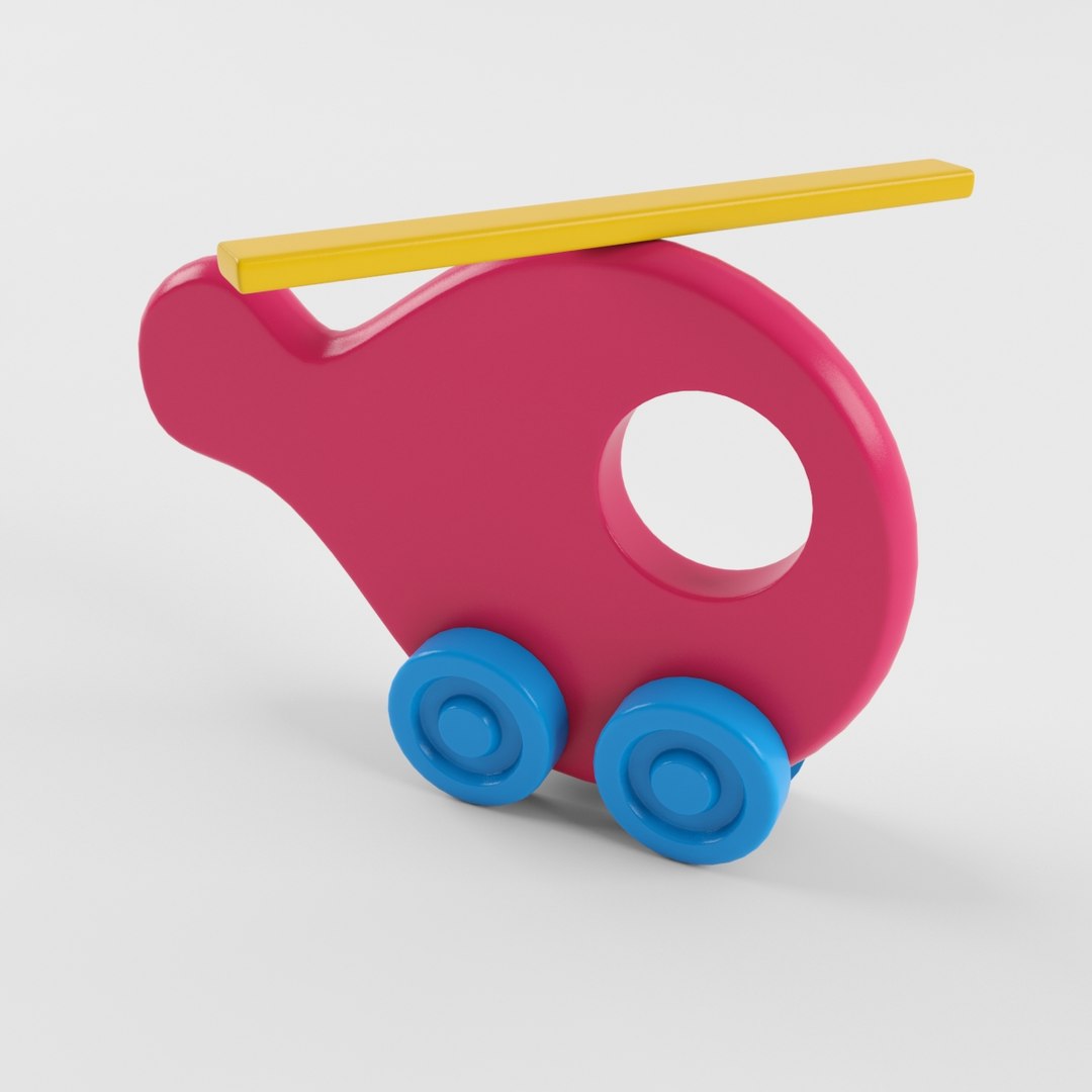 Max Helicopter Modelled Objects