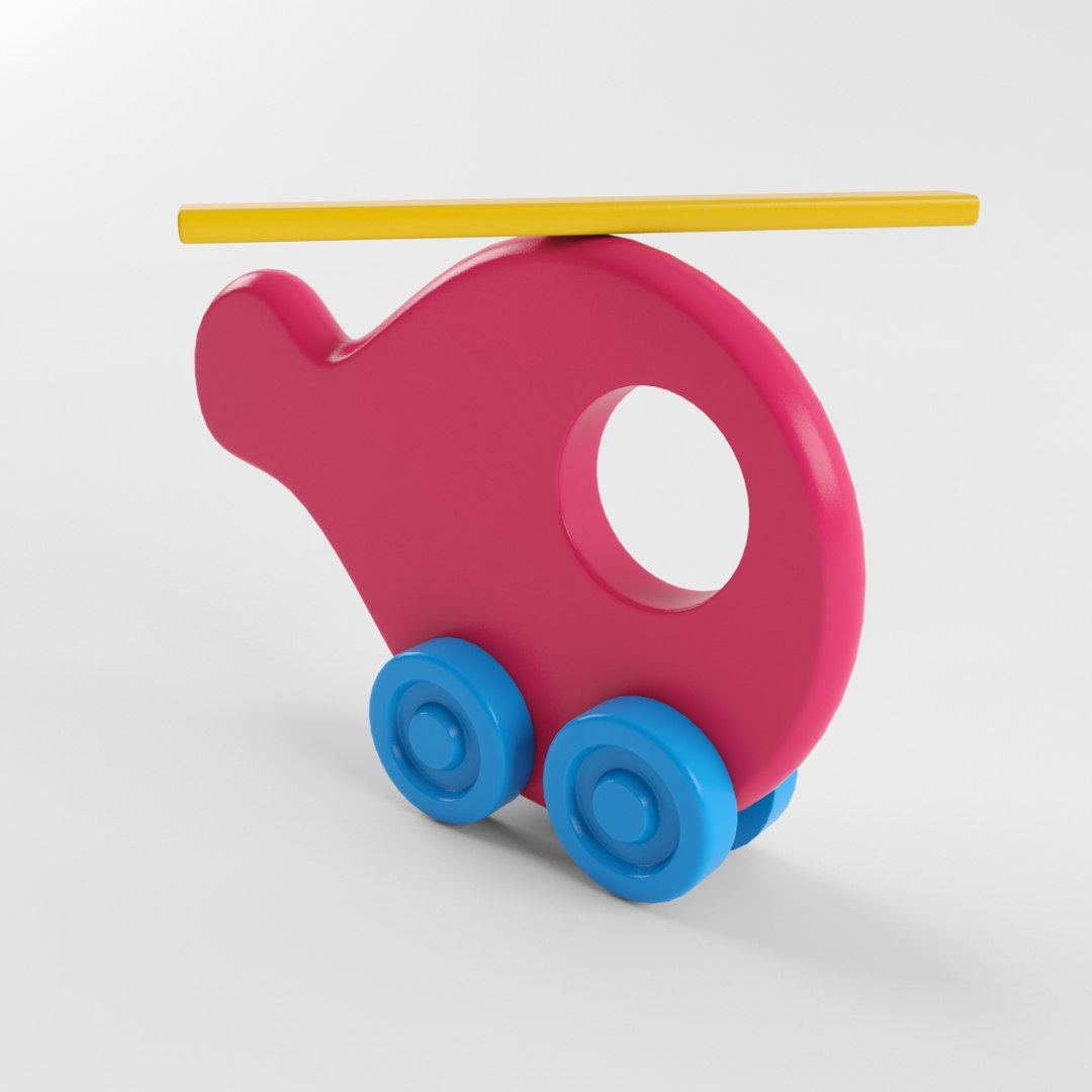 Max Helicopter Modelled Objects