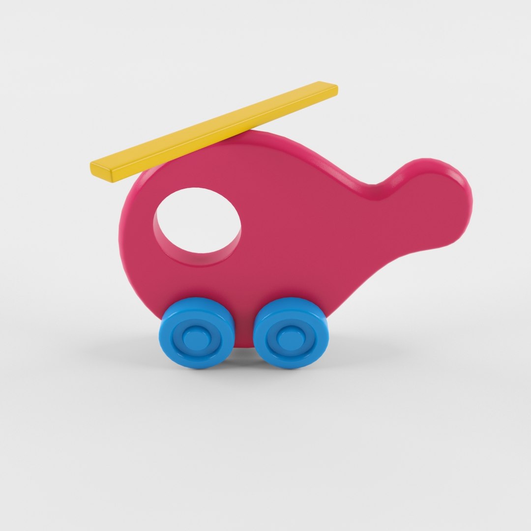 Max Helicopter Modelled Objects