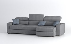 3d model couch sofa