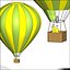 free rfa model hot air balloon