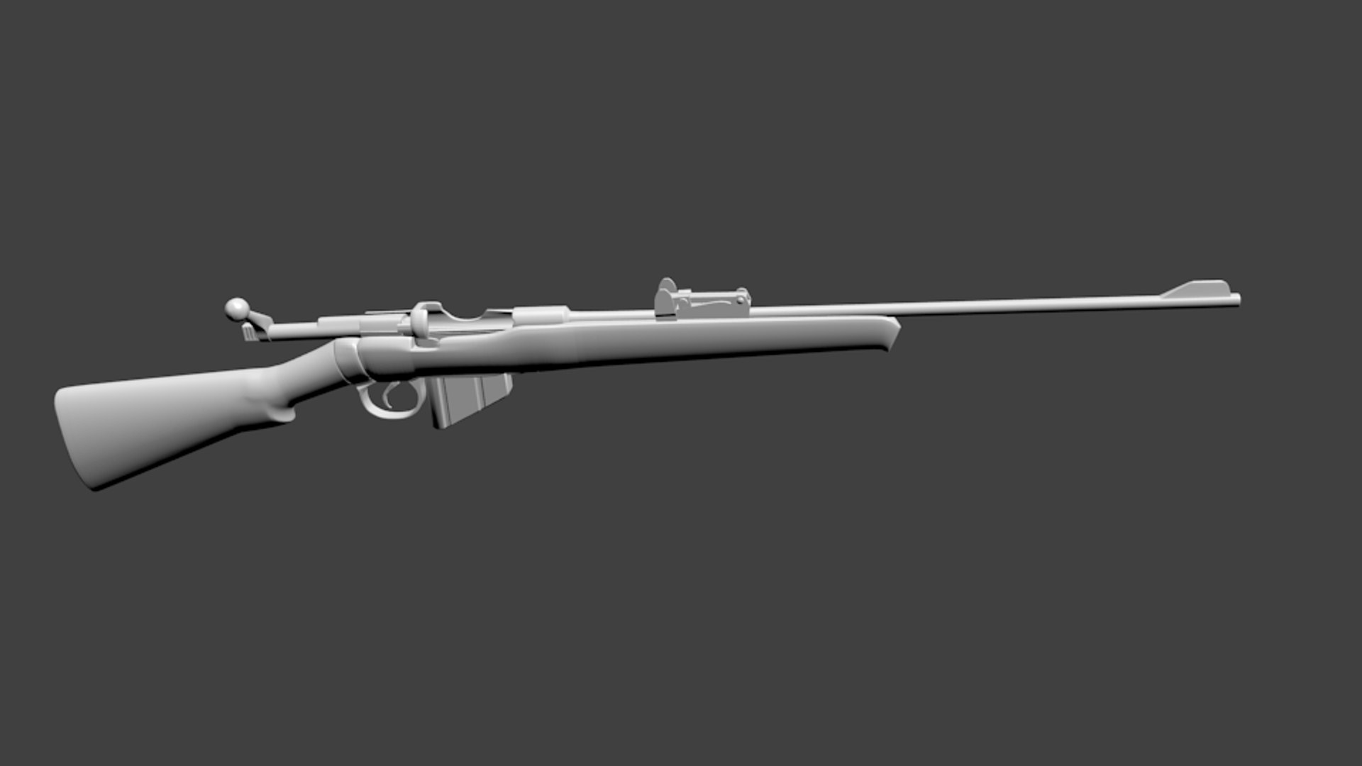 3d Gun Lee Enfield Sport Model