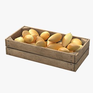 3D Mango 3 Wooden Crate