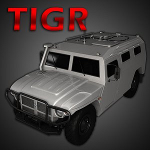 free gaz tigr 3d model
