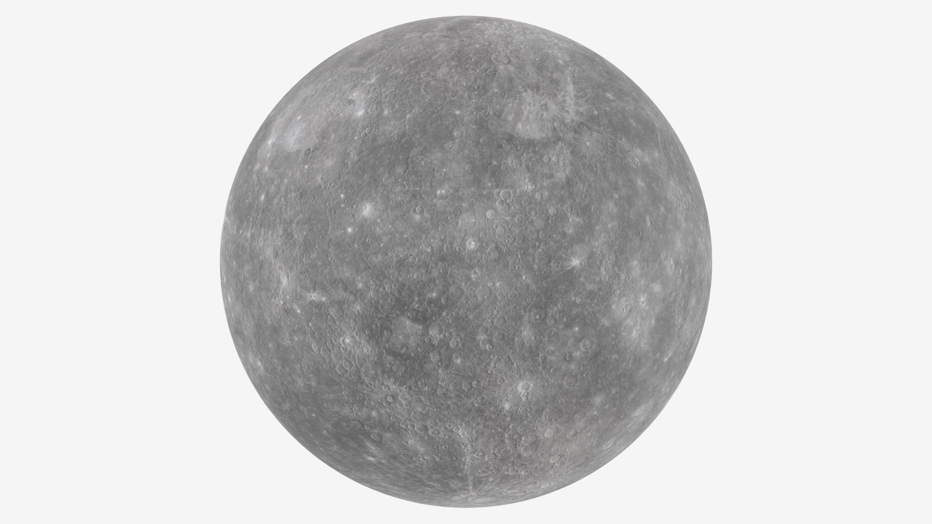 3D Model Hd Planet Mercury - TurboSquid 1708284