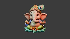 3D Little Ganesha 3D Toy