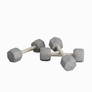 Concrete Dumbbell 03