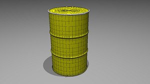 steel drum 3D
