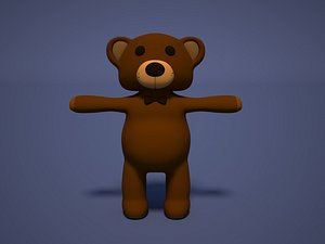 toy teddy bear 3d max