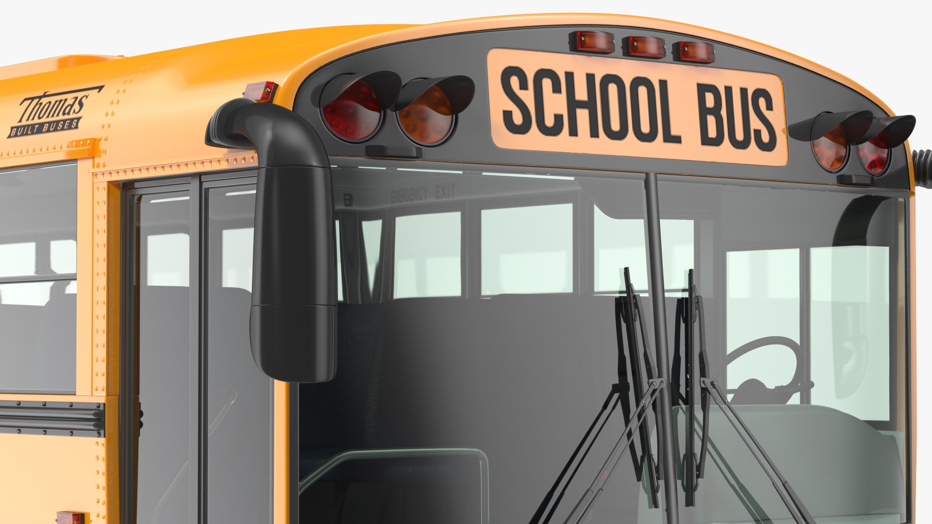 Thomas Saf T Liner School Bus 3D model preview