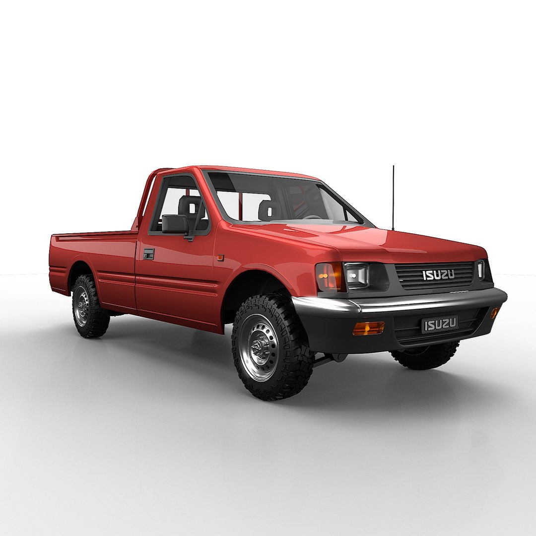 3D Isuzu Pickup - TurboSquid 1694512, image size:1080x1080