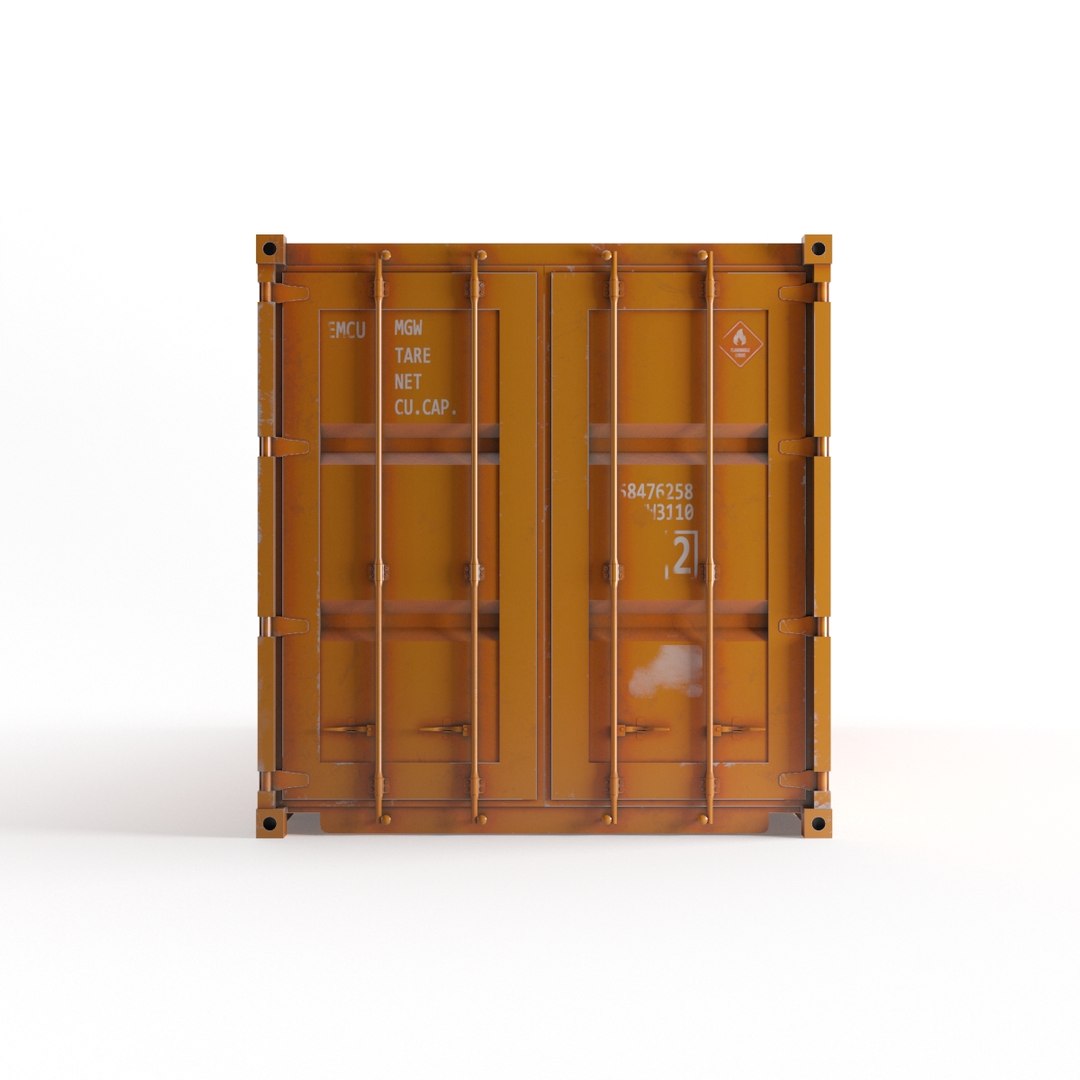 3D Container Model - TurboSquid 1535422