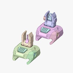 Flip up sight 02 3D