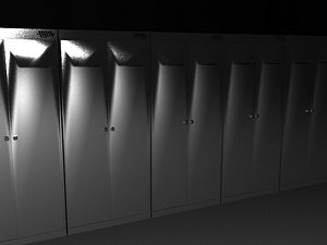 3d locker college