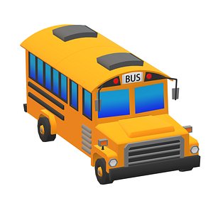 3D model School bus