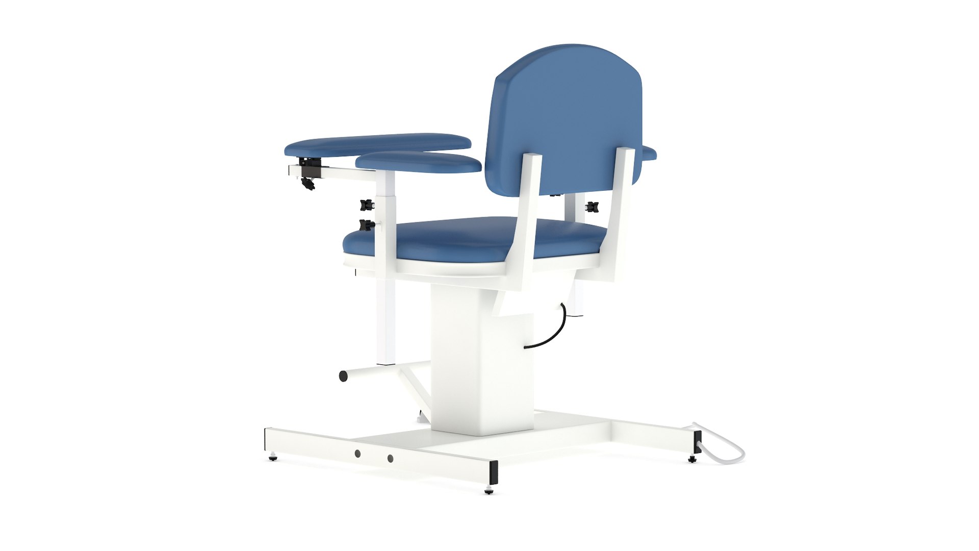 3D Medical Blood Drawing Chair PBR Realistic Model TurboSquid 2020637