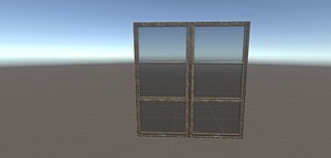 door window room props 3D model