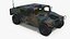 3D Military Off Road Utility Vehicle Humvee