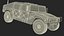 3D Military Off Road Utility Vehicle Humvee