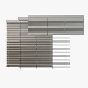 venetian blinds rails x model