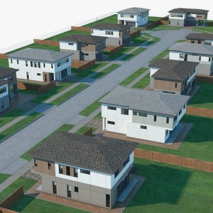 Single Family House- Condominium 3D model