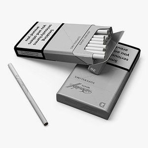 Cigarettes Davidoff White Super Slim Unpacked