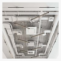 Decorative ceiling - Ventilation system