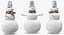 3D snowmans snow