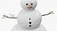 3D snowmans snow