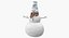 3D snowmans snow