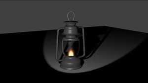 3D oil lamp