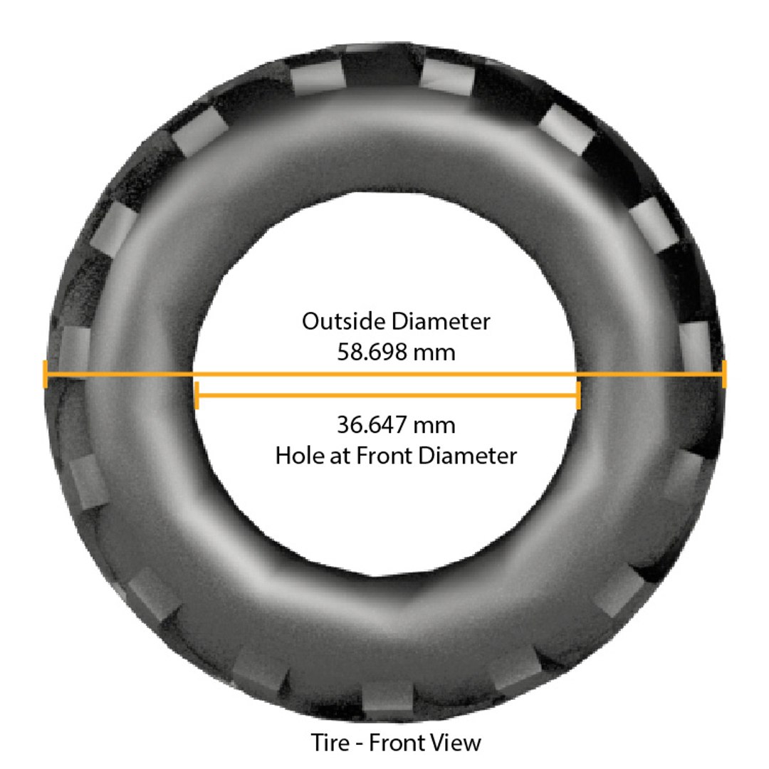 Tractor wheel model TurboSquid 1698454