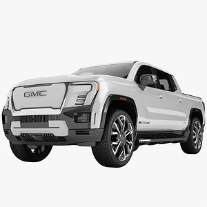 3D GMC Sierra EV 2024 01