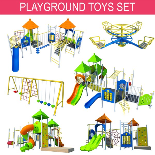 Playground toy play 3D model - TurboSquid 1576851