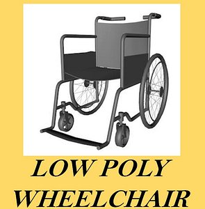 Low Poly Wheelchair