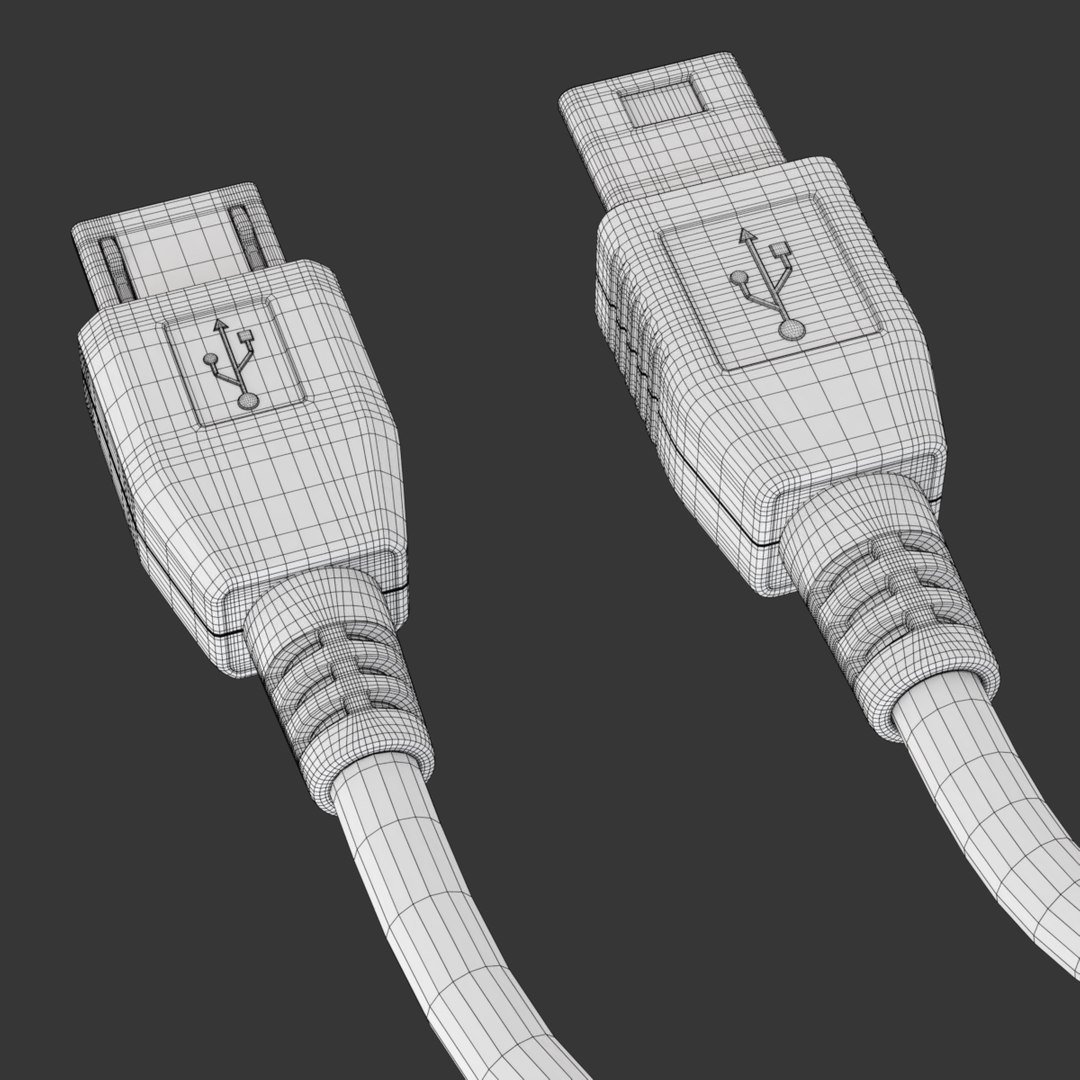 Mini Usb Type B 3D Model TurboSquid 1315376