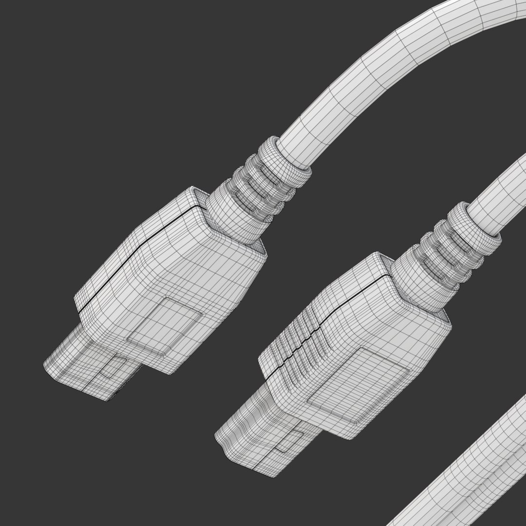 Mini Usb Type B 3D Model - TurboSquid 1315376