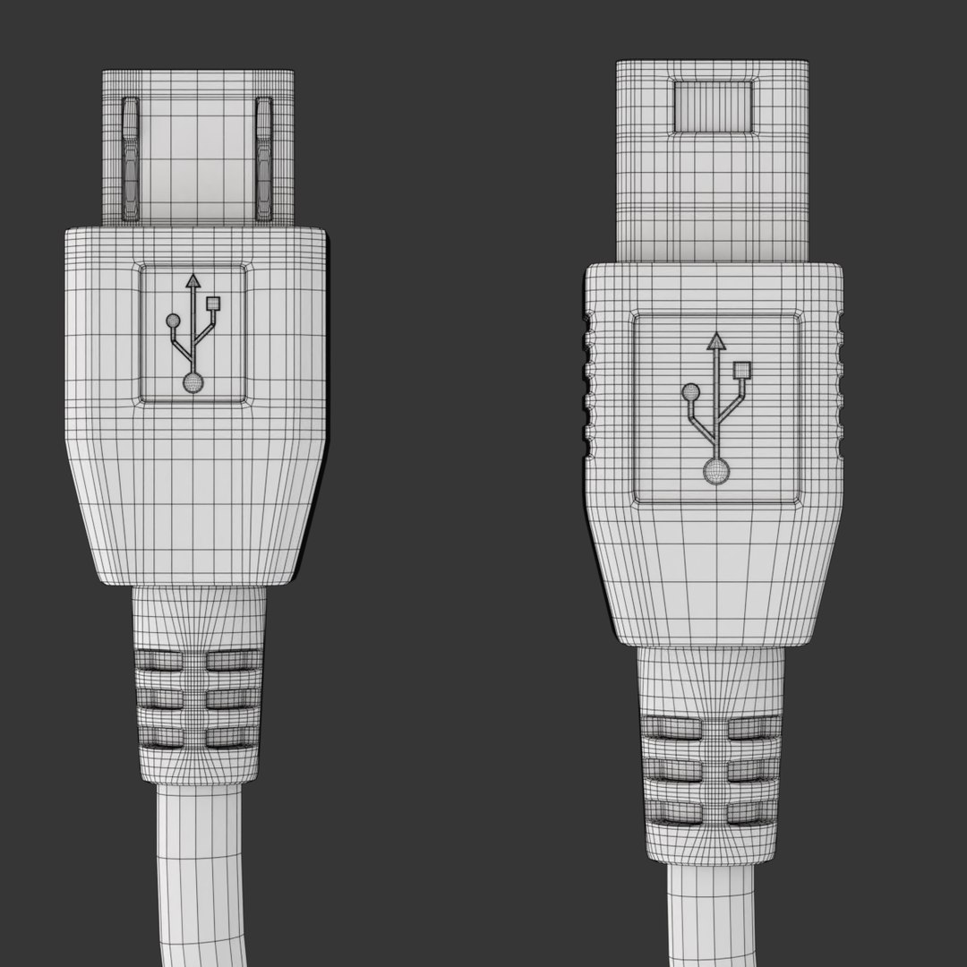 Mini Usb Type B 3D Model - TurboSquid 1315376