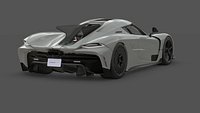 2021 Koenigsegg Jesko Absolut 3D Model Ultimate Speed Machine