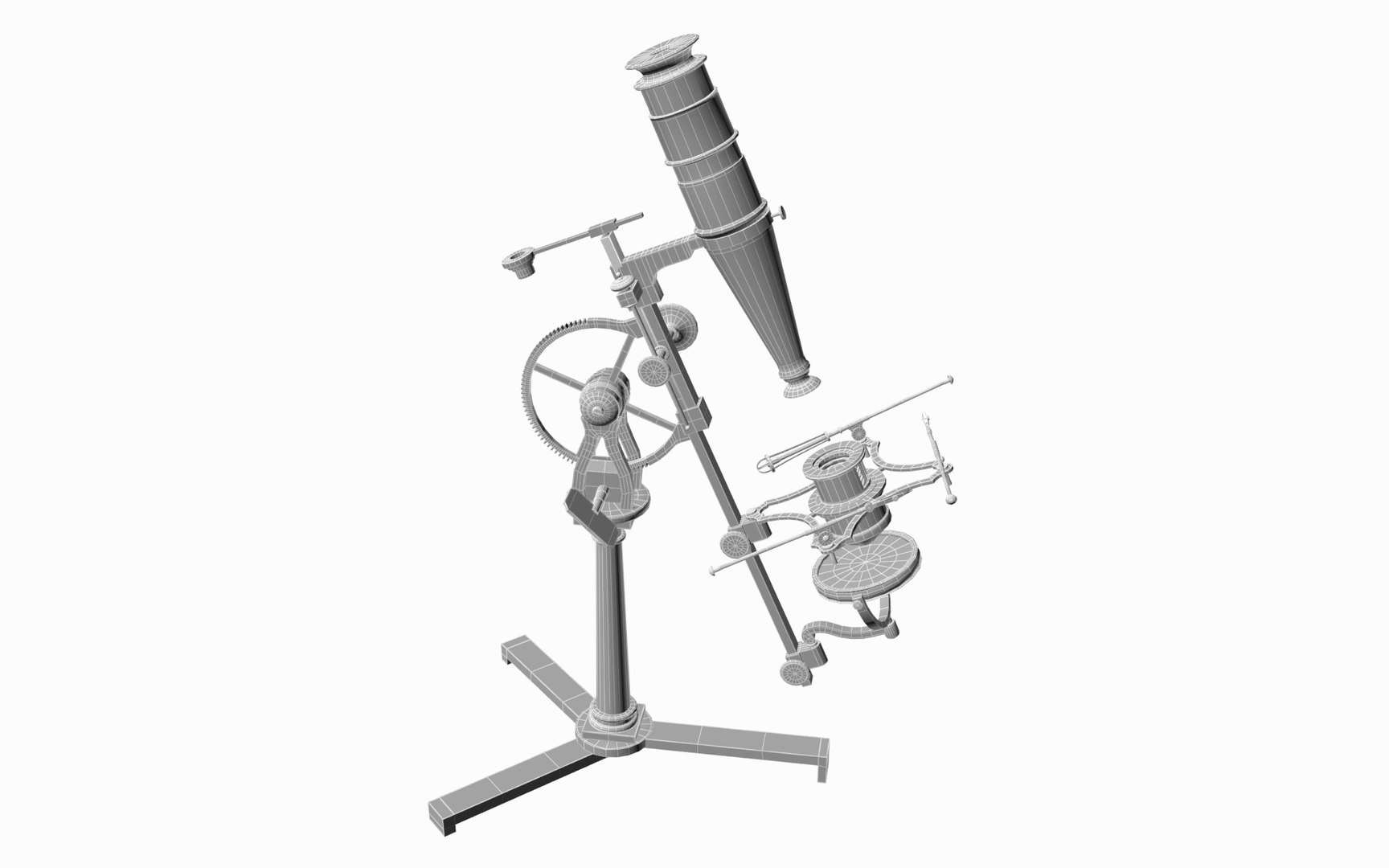 Adams Variable Microscope 3D - TurboSquid 1825463