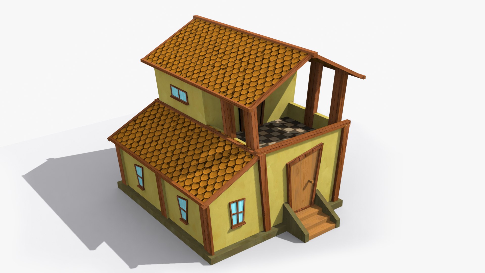 cartoon house 3D model https://p.turbosquid.com/ts-thumb/2w/0JD7cF/Ex/cartoonhouse_d/jpg/1614336092/1920x1080/fit_q87/1ba48d13450ea442d86f534f6a9c45432e2ed779/cartoonhouse_d.jpg