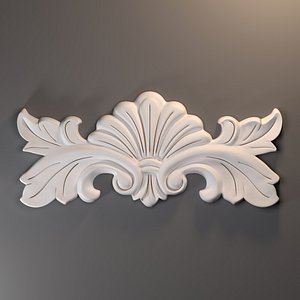 molding moulding finishes 3D model