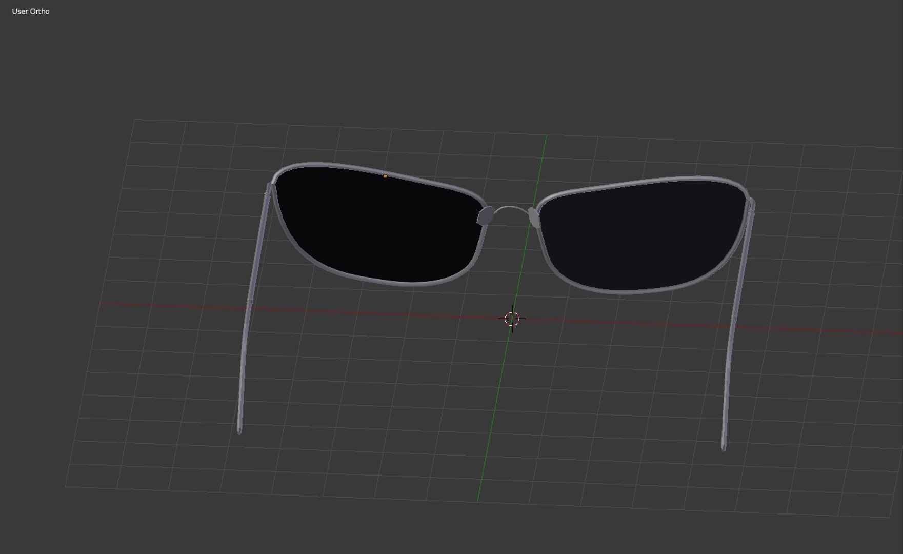 glasses 3d blend