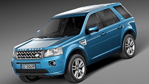 3d landrover freelander fr 2