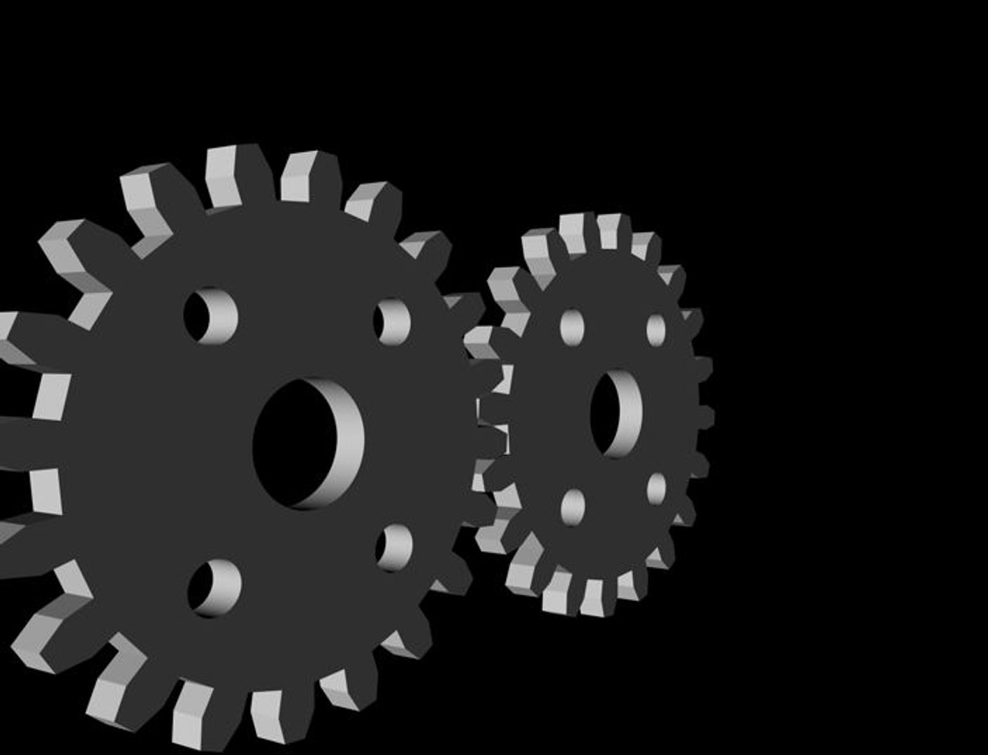 Free Gears 3d Model